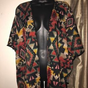 Boho Tribal Patterned Cardigan